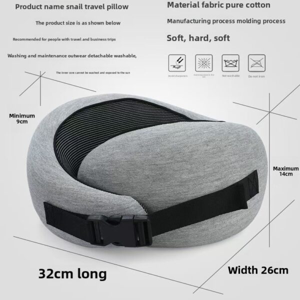 Coussin de voyage mousse mémoire de forme – Confort absolu pour vos trajets