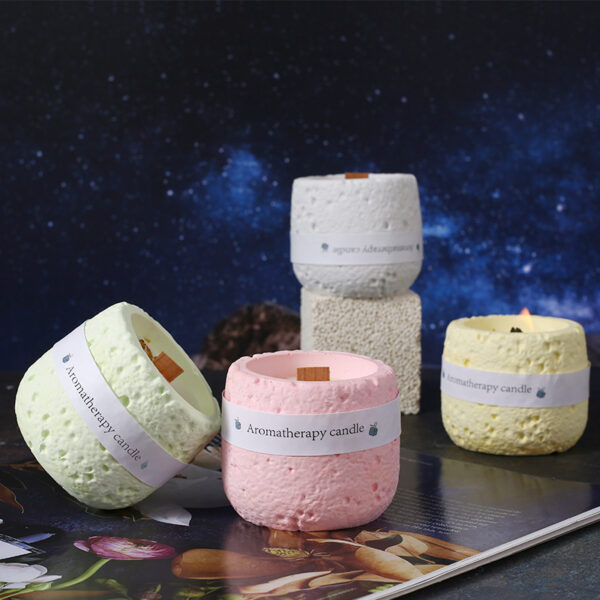 Bougies parfumées domestiques sans fumée pour les gardénias