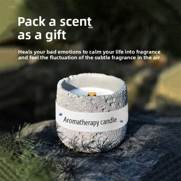 Bougies parfumées domestiques sans fumée pour les gardénias