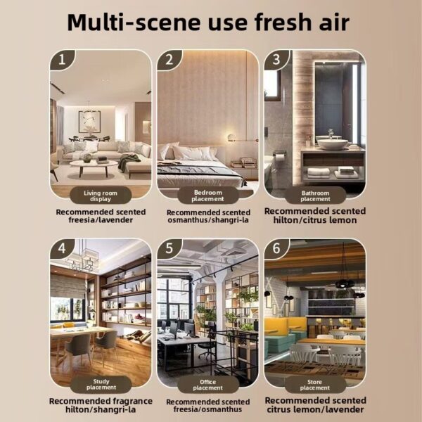 Bougies parfumées domestiques sans fumée pour les gardénias